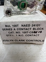 👀 NEW JOSLYN CLARK CONTROLS HEAVY DUTY NO CONTACT BLOCK 600 VAC 800T-CB10