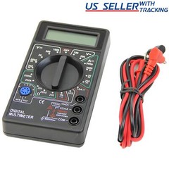 7 Fn Digital Multimeter AC DC Voltage Volt 10 Amp Current Resistance Ohm Meter
