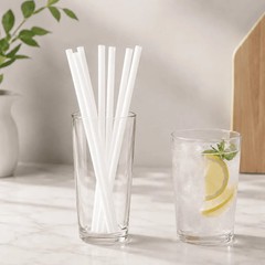 500/5000ct PureStalk 6mm PLA Standard Drinking Straws Compostable Made in USA