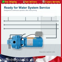 For Utility 1/2 HP 115/230V Self Priming Water Pump 30-50 PSI US