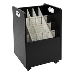 CNCEST Blueprint Storage Rack,20 Slots Mobile Blueprint Storage Cabinet,Roll …