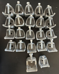 Lot of 22 Beam Clamps (Unsure of Brand & Few Different Sizes)