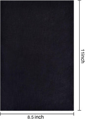 100 Sheets Carbon Transfer Paper 8.5×11 Black Tracing Paper for Art
