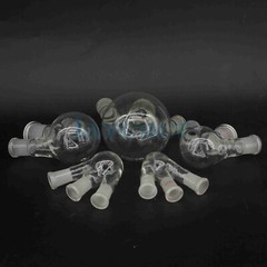 10/25/50/100/250/500/1000ml 3 Necks Joint Borosilicate Glass Flask Round Bottom