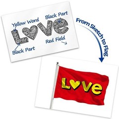 Custom Flag Personalized Flags – Print Your Own Logo Image Text USA