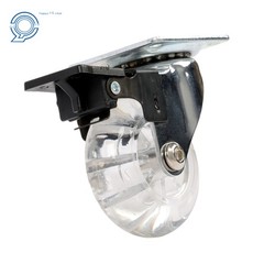 4 Pcs 2″ Heavy Duty Office Chair Replacement Casters 360° Swivel With Brake