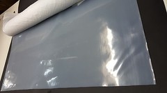 SILICONE RUBBER SHEET TRANSLUCENT 1/32 THK X 36″WIDE x 12″ FREE SHIPPING