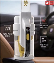 Fanttik V9 Cordless Handheld Vacuum, Bagless HEPA, Tools, White 0.12L
