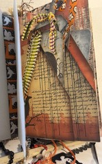 Junk Journal Halloween Spellbound Scary Tales Handmade Memory Note Book 74 Pages