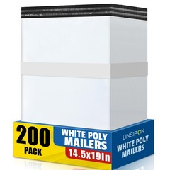 Poly Mailers 14.5×19 Inch 200 Pcs, Large Shipping Bags for Clothing, Waterpro…