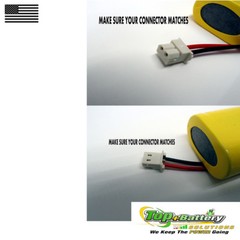 1pc Emergency Lighting Battery 9.6V 800mAh Replaces Lithonia Unitech BBAT0043A