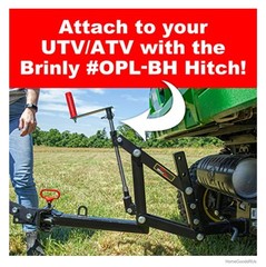 Tow Behind Box Scraper 38 Inch Grading Blade Weight Tray For Tractor UTV