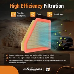 CA10465 Engine Air Filter for Chevrolet Equinox L4 2.4L 2010-2017 PA6131