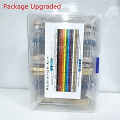 2600 pcs 130 Values 1/4W 0.25W 1ohm 3M Resistor Resistors Kit Assortment Set US