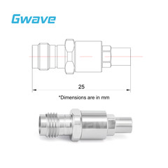 2.4mm Female to GPPO (Mini-SMP) Male Adapter, DC – 50GHz