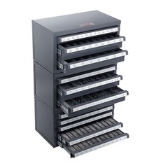 VEVOR Drill Bit Dispenser Organizer Cabinet 3 Pieces Three-Drawer Five-Drawer