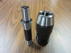 CME/HARVEST 3/4″ KEYLESS DRILL CHUCK W. MT3 Arbor H/D #DCK3/4-3, #SHK-MT3-JT3
