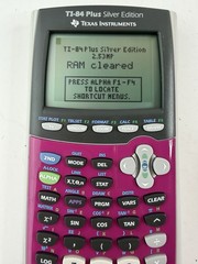 Texas Instruments TI-84 Plus Silver Edition Pink Graphing Calculator with Cover