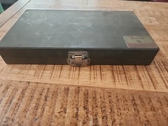 STARRETT WEBER GAGE BLOCK SET IN WOODEN CASE 81 PCS