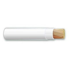 Cerrowire 100 ft. 6 Gauge White Stranded Copper THHN Wire