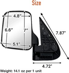Replacement Daihatsu Hijet Folding Left & Right – S100P, S200P, S200C, S210P, S