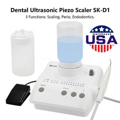 SK-D Dental Ultrasonic Scaler with 2 Water Bottles + 5 Tips DTE Free shipping