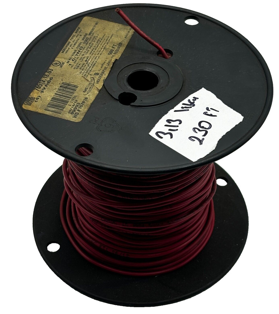 CAROL 76512.18.03 Machine Tool Electrical Wire 230FT 3.13lb **FREE SHIPPING**✅