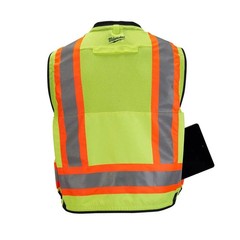 Milwaukee Class 2 Surveyor’s High Visibility Yellow Safety Vest – 2Xl/3Xl