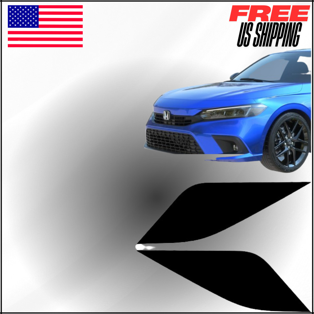 Amber Delete Headlight Tint Blackout Vinyl DIY For 2022-2025 Honda Civic