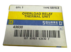 Square D SB10.2 Overload Relay Thermal Heater Element, SB10.20, 43630