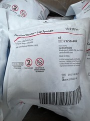 Cardinal Health Lap Sponge 18”x18” 23250-402 EXP 2026-07-18 Lot of 9