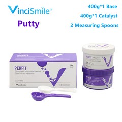 PERFIT Dental Putty PVS VPS Impression Material Base Normal/Fast Set 2 x 400g