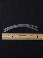 1/8 ” inch 1.6mm CLEAR 2:1 heat shrink tubing polyolefin (1FOOT)