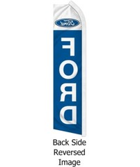 FORD FLUTTER FLAG Tall Feather Swooper New Used Cars Advertisin​g Banner Sign