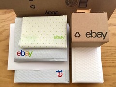 50 Pc eBay Shipping Supplies KIT Padded Bubble Mailers, Boxes, Tissues & Labels