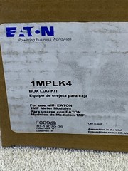 NEW Eaton Cutler Hammer 1MPLK4 Box Lug Kit 600A for 1MP Type Meter Packs 3 lugs