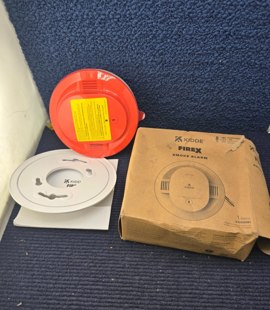 Kidde 21033081 FireX 120V AC Hardwired + AA Photoelectric Smoke Alarm SMACFEX