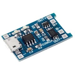 2PCS 5V 1A Micro USB TP4056 18650 Lithium Battery Charging Board Charger Module