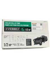 Everbilt Shallow Well Jet Pump 1/2HP (J100A3) – New