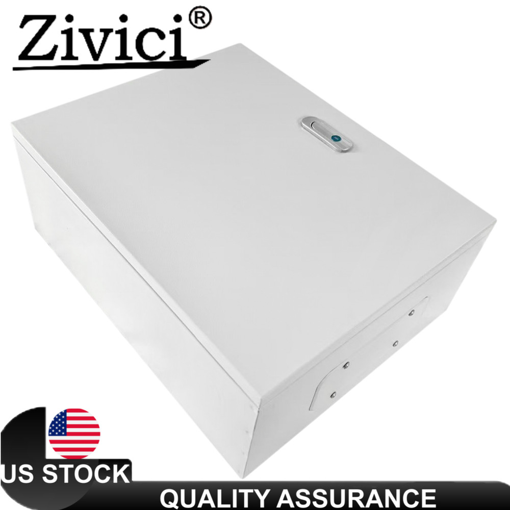 12 x 10 x 6” Carbon Steel Electrical Enclosure Box IP65 Wall Mount