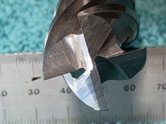 Guhring 25mm Solid Carbide 4FL Endmill 50mm LOC PT20A12040 MPN 17933600/21459225