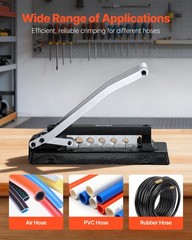 VEVOR Heavy Duty Ferrule Hose Crimper Air Hose Crimping Tool with 100pcs Ferrule