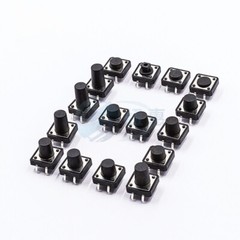12x12mm Tactile Tact Push Button Switch 4 Pin DIP Through Hole SPST PCB Miniatur