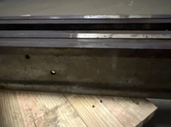 Vintage “The National Supply Co” Toledo Ohio Cast Iron 8’ Lathe Bed
