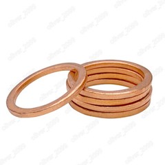 99.9% Pure Copper Ring Seals and Gaskets DIN7603 M6 M8 M10 M12 M13 M14 M16 M20