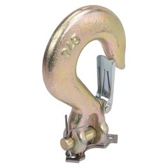 4PCS 3/8″ Grade 70 Heavy Duty Forged Steel Clevis Slip Hook With Safety Latch