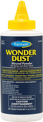 Wonder Dust Wound Powder for Horses and Show Stock, 4 Ounces