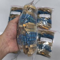 1000pcs 100 Values 1W 1% Metal Film Resistor Assortment Kit 1Ω- 1MOhm