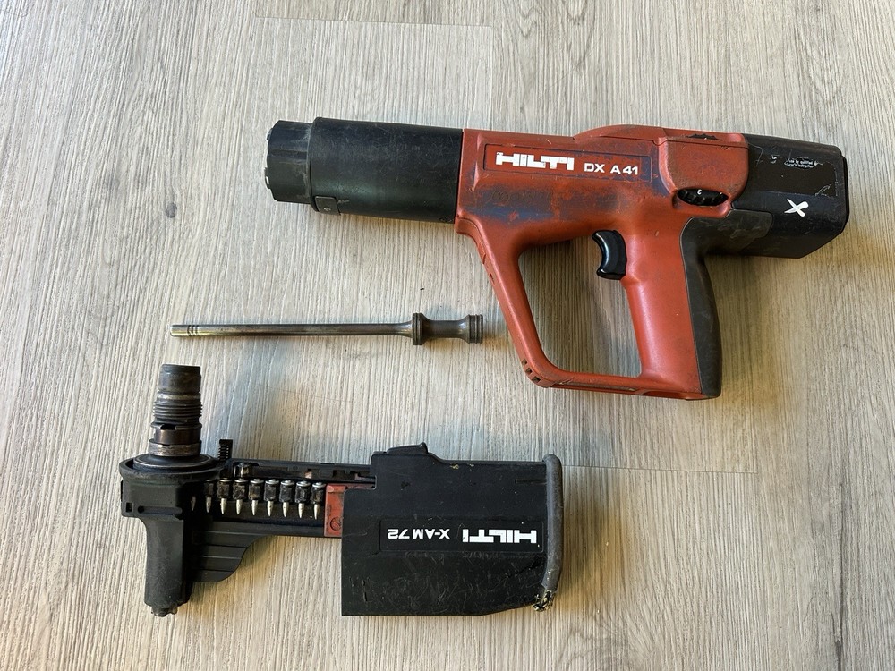 Hilti DX A41 Powder-Actuated Fastening Nail Gun Tool