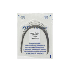 10pcs/pk Orthodontic Arch Wire Niti Stainless Steel Round Rectangular Natural